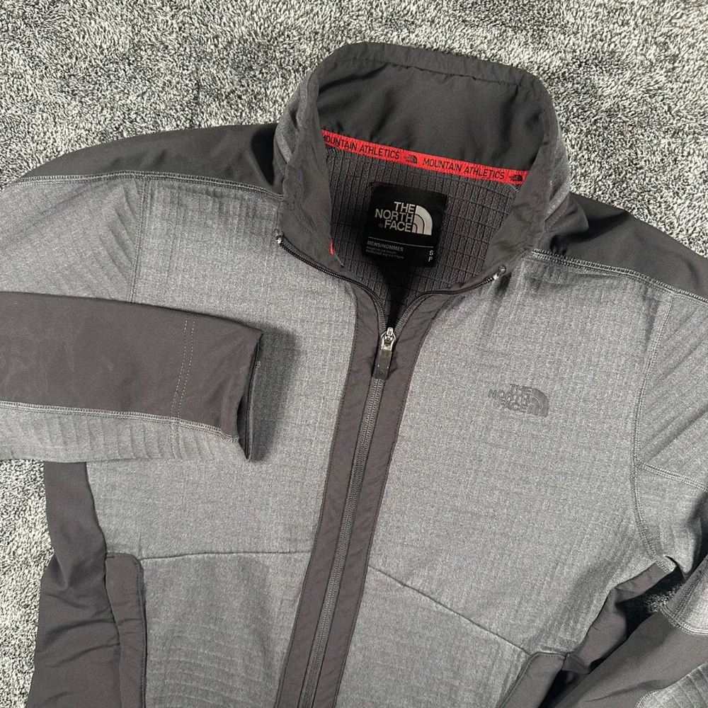 The North Face Jacket Mens S Mountain Athletics Grey Full Zip Training Hiking